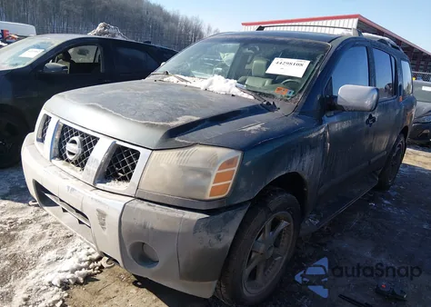 2004 Nissan Pathfinder Armada Le z USA, uszkodzony, nr VIN 5N1AA08B94N735460
